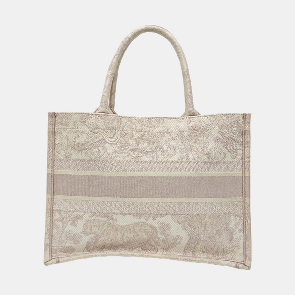 Book Tote Medium Canvas Pink