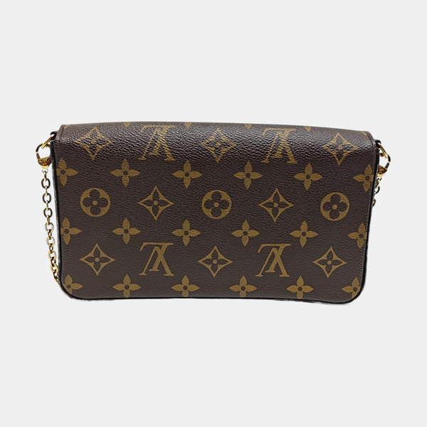 FÉLICIE Monogram Coated Canvas Brown