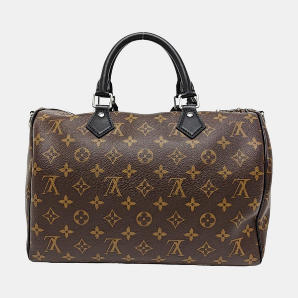 SPEEDY SOFT 30 Monogram Coated Canvas Brown