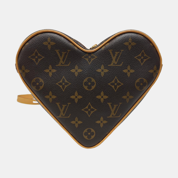 GAME ON Monogram Coated Canvas Brown