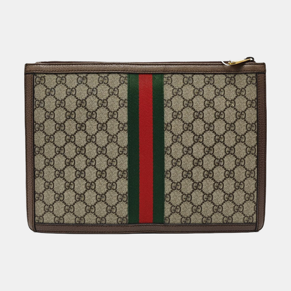 Ophidia Monogram Coated Canvas Beige