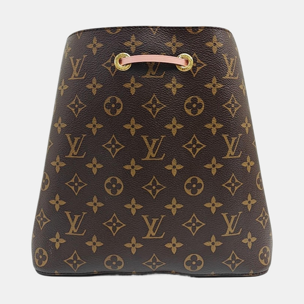 NÉONOÉ MM Monogram Coated Canvas Brown