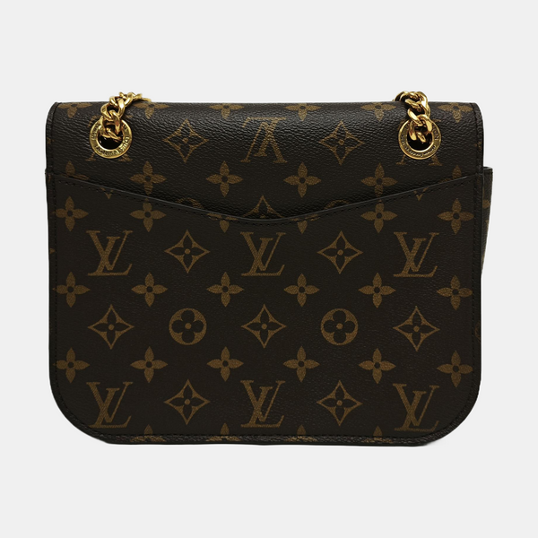 PASSY Monogram Coated Canvas Brown