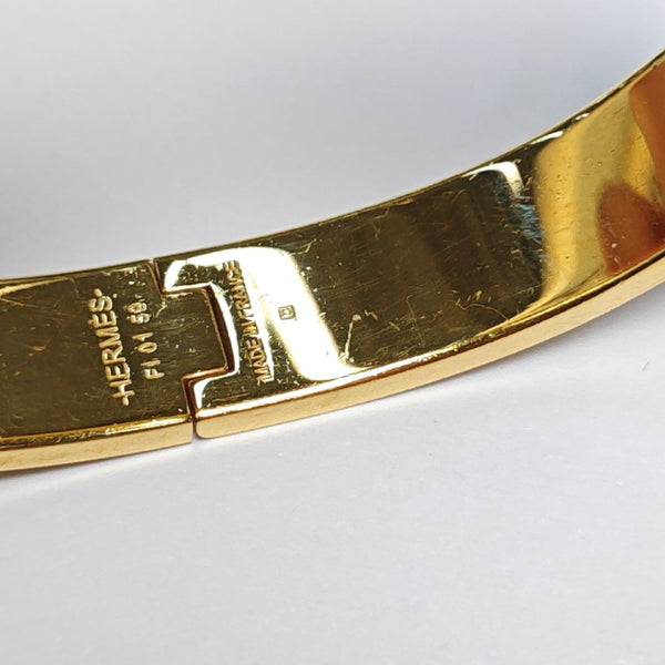Clic Hh Metal Black Bangle