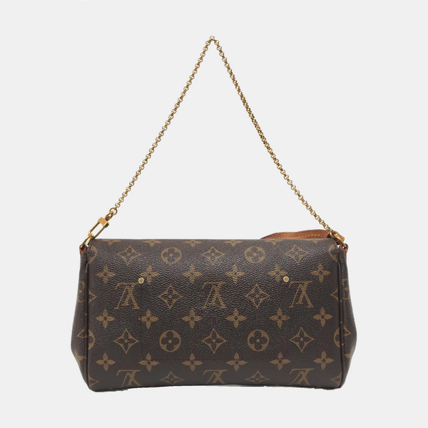 FAVORITE MM Monogram Coated Canvas Brown