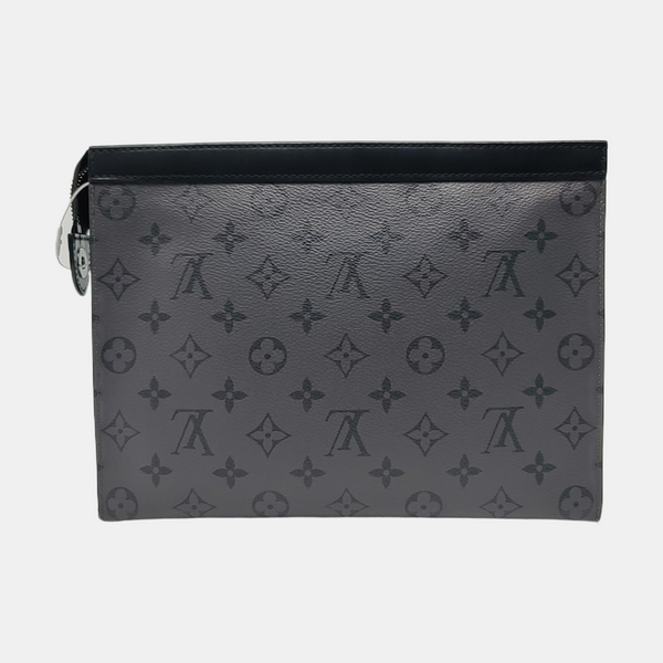 Pochette Voyag MM Monogram Coated Canvas Gray