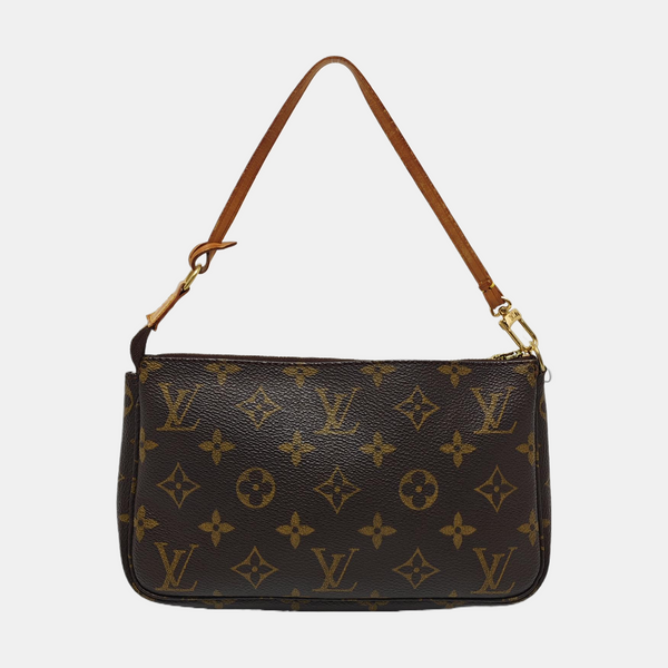 ACCESSOIRES Monogram Coated Canvas Brown