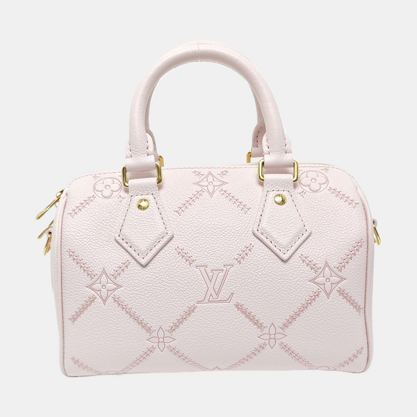 SPEEDY 20 Monogram Calfskin Pink