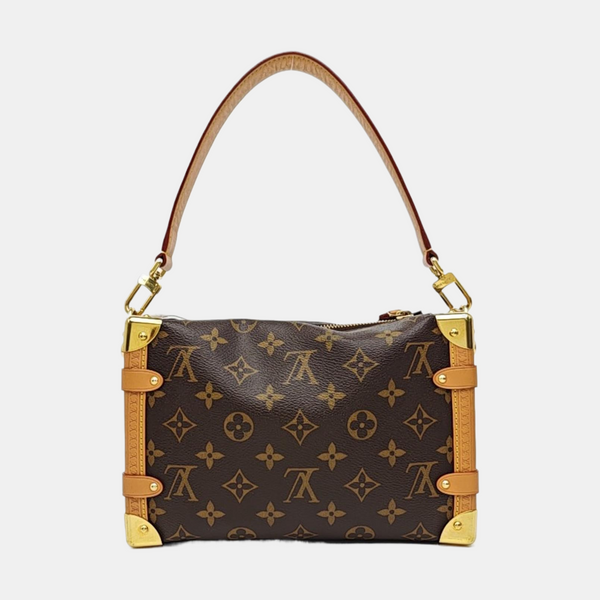 SIDE TRUNK MM Monogram Coated Canvas Brown