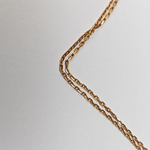 Pop H Metal Gold Necklace