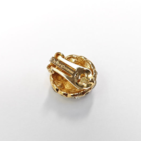 Metal Gold Clip On Earrings