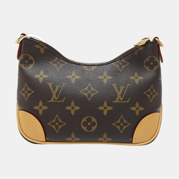 BOULOGNE Nano Monogram Coated Canvas Brown
