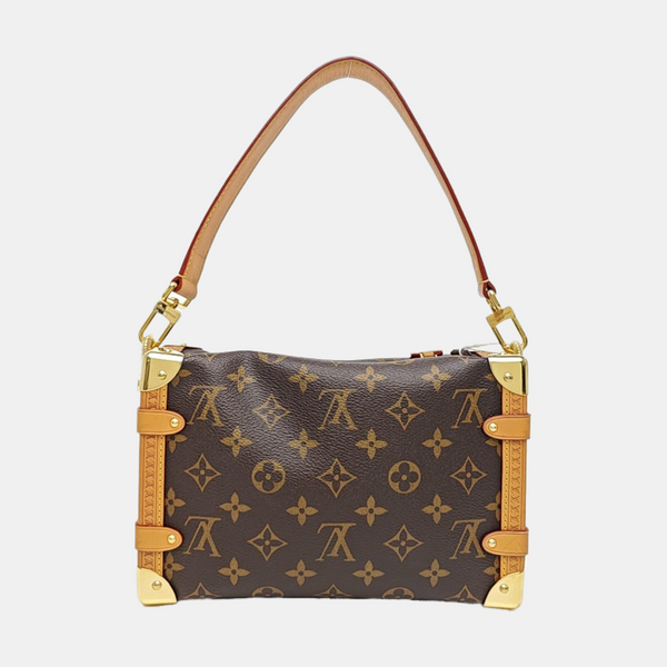 SIDE TRUNK MM Monogram Coated Canvas Brown