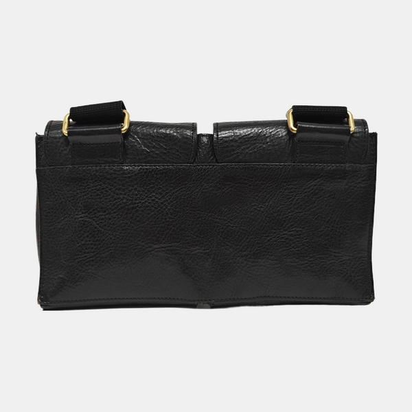Calfskin Shoulder Bag Black