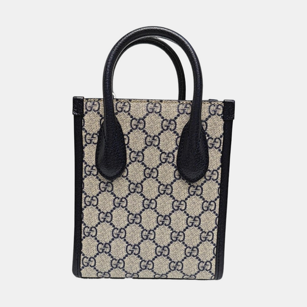 Retro Mini Monogram Coated Canvas Beige