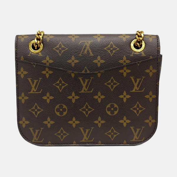 PASSY Monogram Coated Canvas Brown