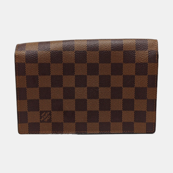 VAVIN Damier Ebene Coated Canvas Brown