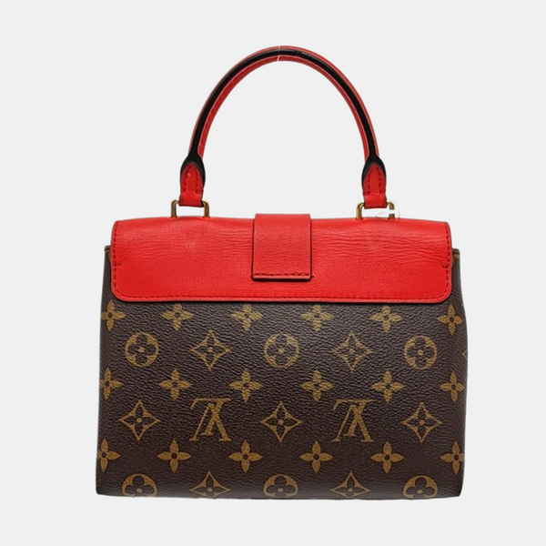 LOCKY BB Monogram Coated Canvas Red