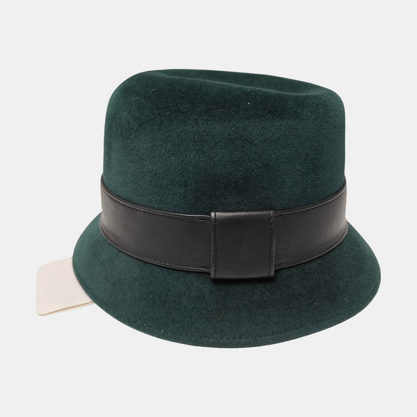 Rabbit Fur Hat Green
