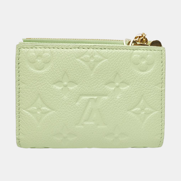 Monogram Calfskin Wallet Green