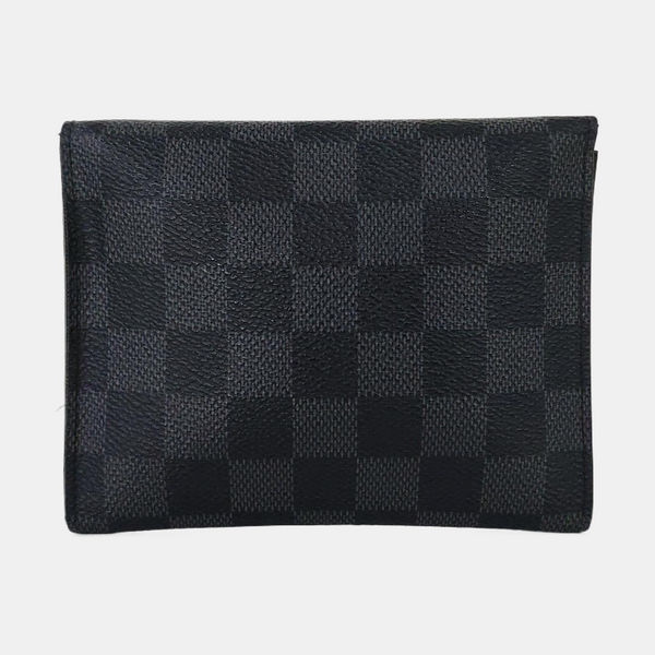 MODULABLE Damier Graphite Coated Canvas Black Wallet