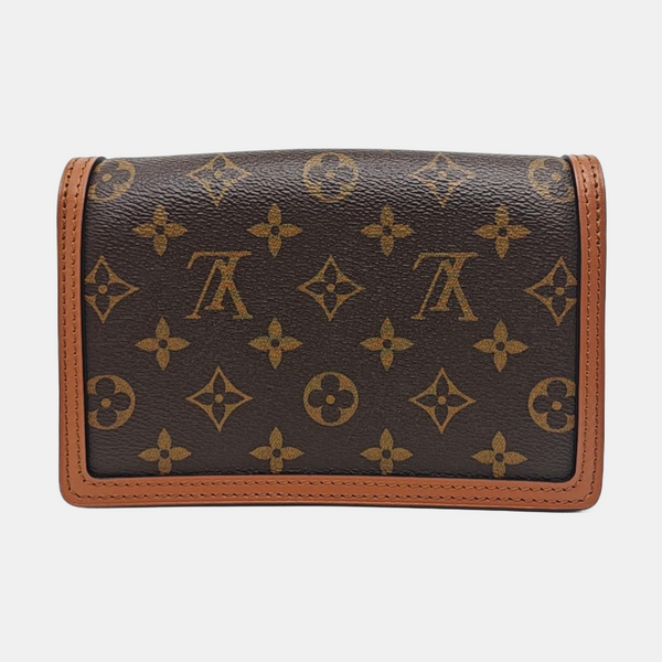 DAUPHINE WOC Monogram Coated Canvas Brown