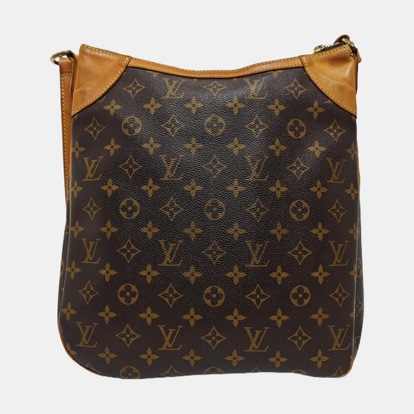 ODEON Monogram Coated Canvas Brown
