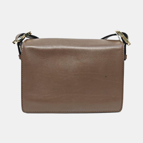 Calfskin Shoulder Bag Gray