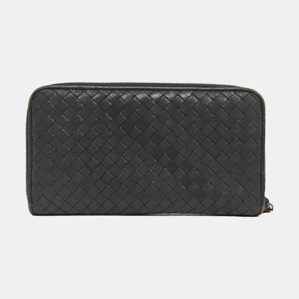 Calfskin Wallet Gray