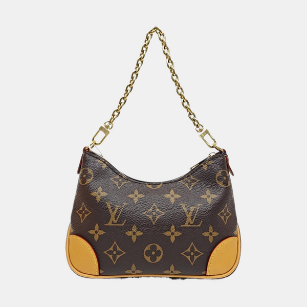 BOULOGNE Nano Monogram Coated Canvas Brown