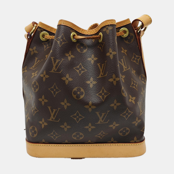 NOÉ BB Monogram Coated Canvas Brown