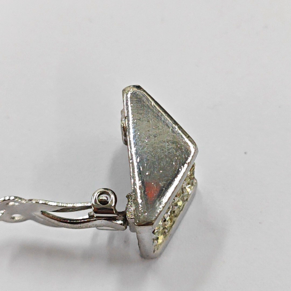 Metal Silver Clip On Earrings