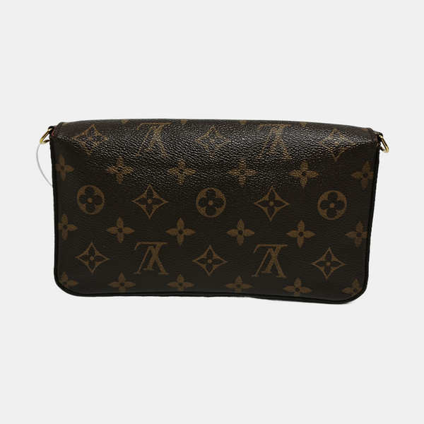 FÉLICIE Monogram Coated Canvas Brown