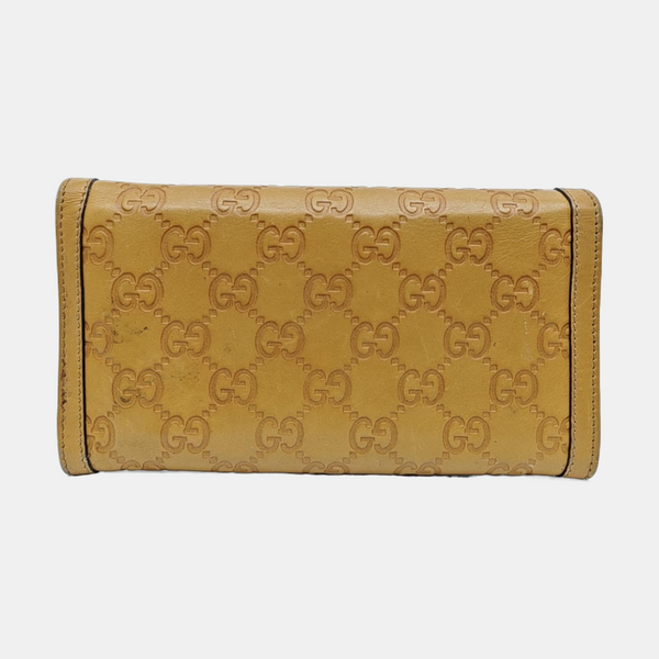 Monogram Calfskin Wallet Yellow