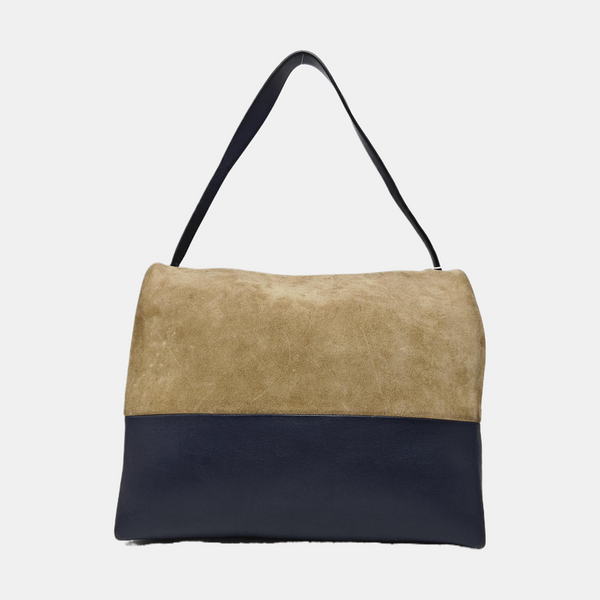 Suede Shoulder Bag Beige