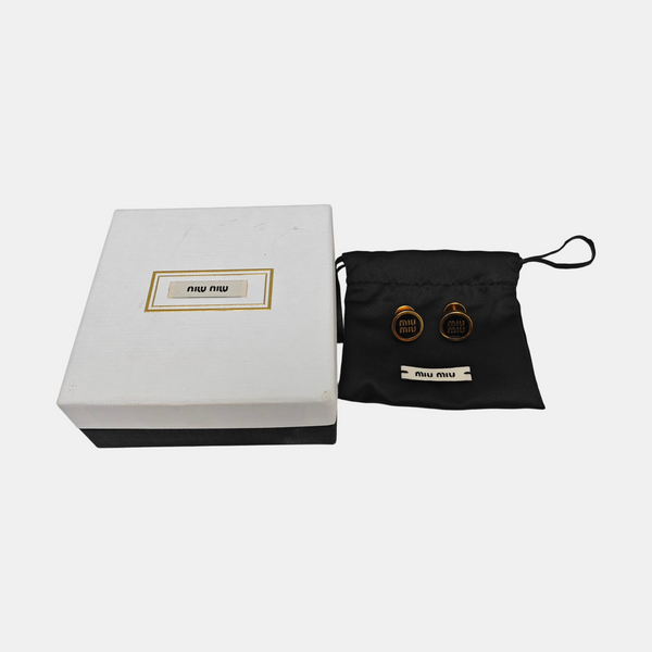 Metal Gold Stud Earrings