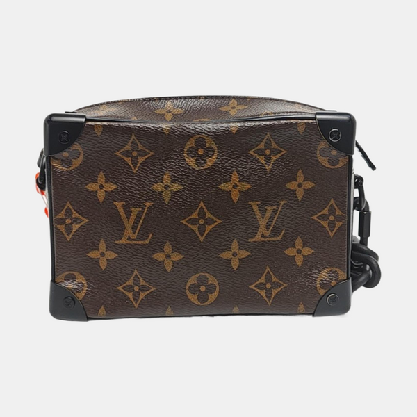 SOFT TRUNK Mini Monogram Coated Canvas Brown