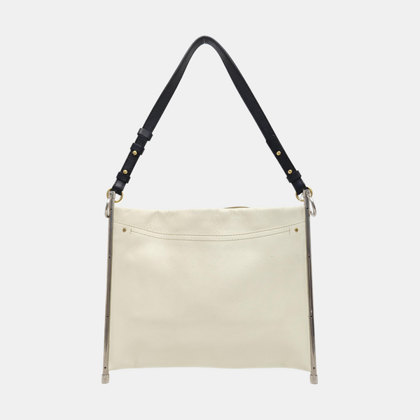 Roy Medium Calfskin White