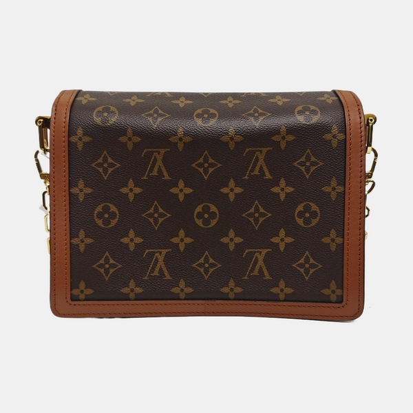 DAUPHINE MM Monogram Coated Canvas Brown