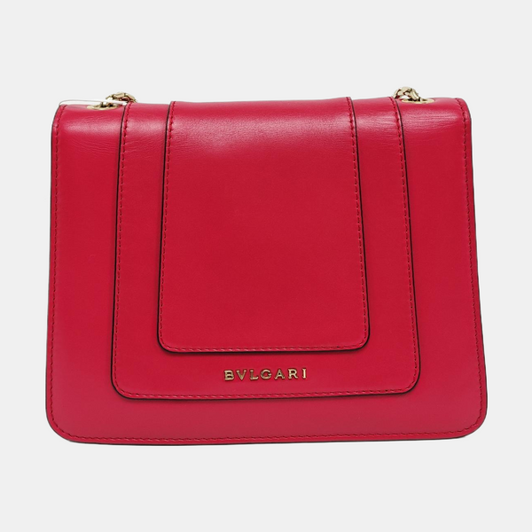 SERPENTI FOREVER Small Calfskin Red