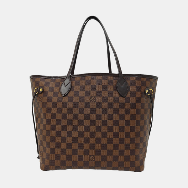 NEVERFULL MM Damier Ebene Coated Canvas Brown