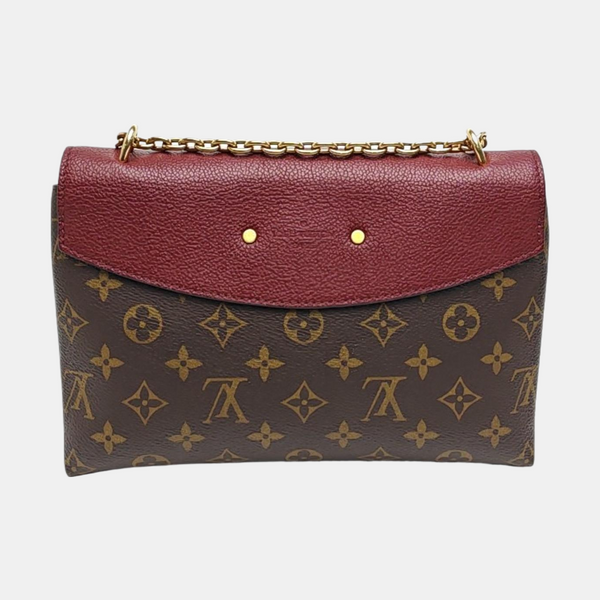 SAINT PLACIDE Monogram Coated Canvas Brown