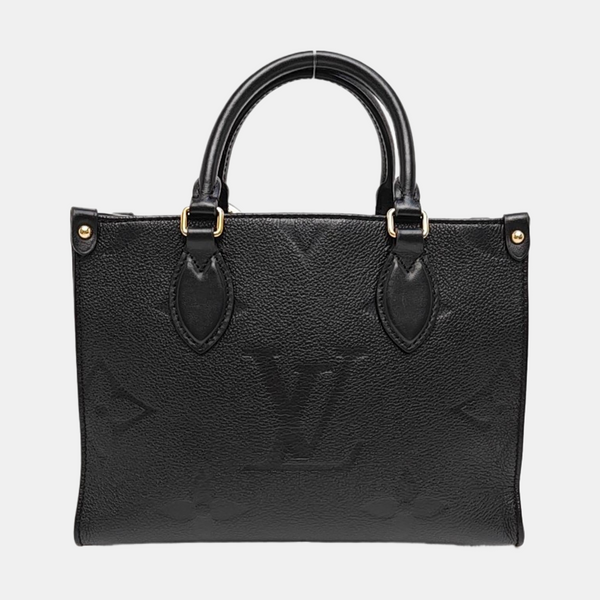 ONTHEGO PM Monogram Calfskin Black