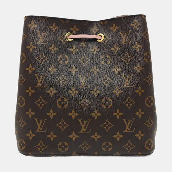 NÉONOÉ MM Monogram Coated Canvas Brown