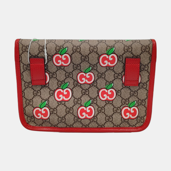 Neo Vintage Monogram Coated Canvas Red