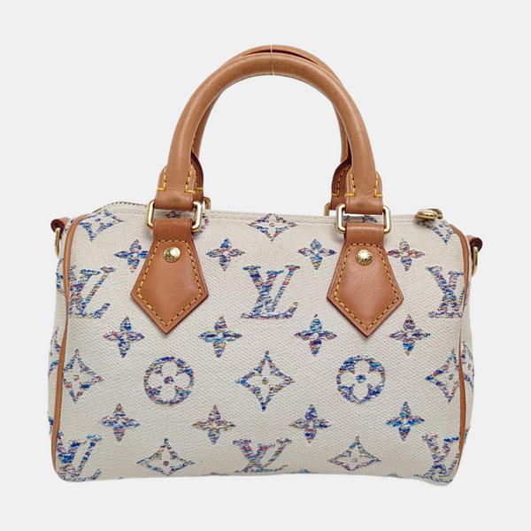 SPEEDY 20 Monogram Canvas Beige