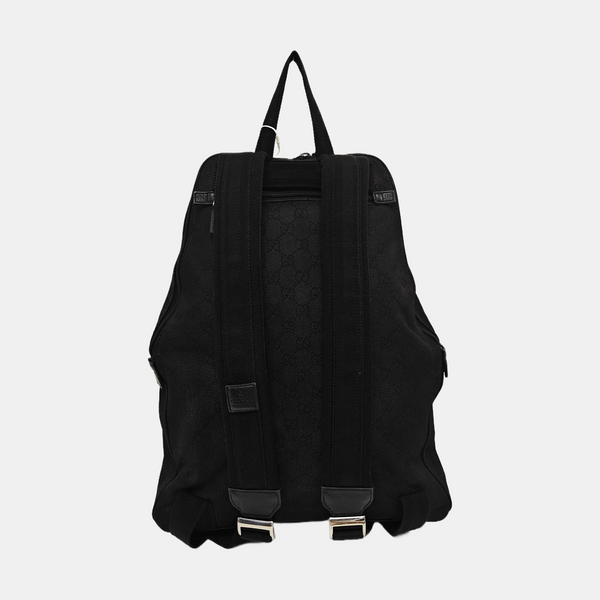 Monogram Canvas Backpack Black