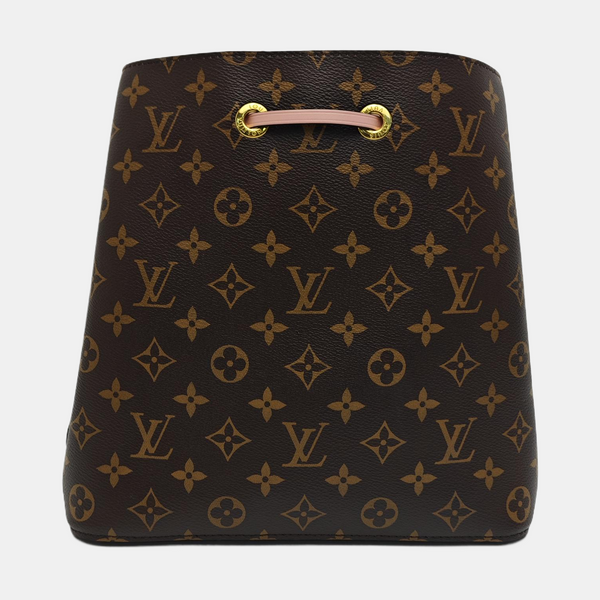 NÉONOÉ MM Monogram Coated Canvas Brown