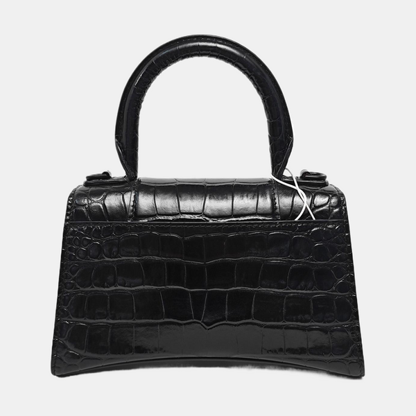 Hourglass Small Calfskin Black