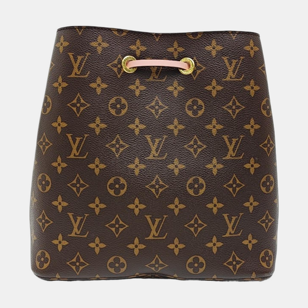NÉONOÉ MM Monogram Coated Canvas Brown